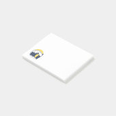 Golven en surf board post-it® notes (Schuin)