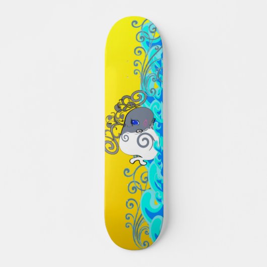Golven en walvissen - skateboard (Voorkant)