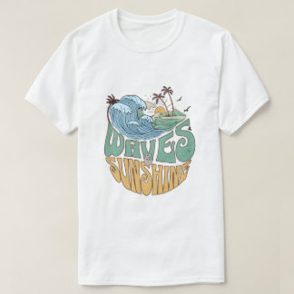 golven en zonneschijn t-shirt