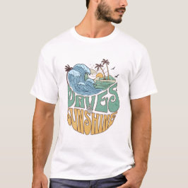  golven en zonneschijn t-shirt