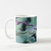 Golven in Abstracte kunst van het harmonische acry Koffiemok (Links)