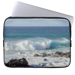 Golven in Maui, Hawaï Landschapsfotografie Laptop Sleeve