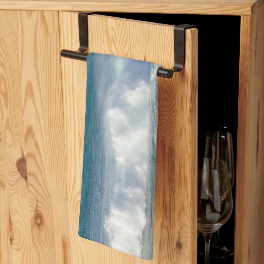 Golven in Maui, Hawaï Landschapsfotografie Theedoek (Derde Gevouwen)