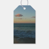 Golven kruipen in het Zonnestrand Landschap Cadeaulabel (Voorkant)