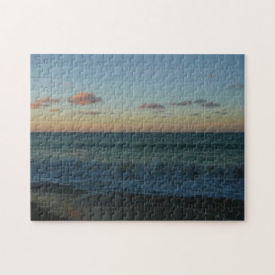 Golven kruipen in het Zonnestrand Landschap Legpuzzel