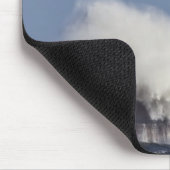 Golven kruipen tegen Roker Lighthouse Muismat (Hoek)