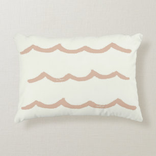 golven kussen in roze voor dorm, lounge, kwekerij