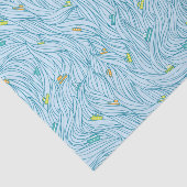 Golven met boten tissuepapier (Detail)