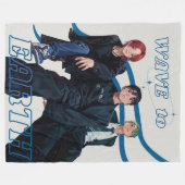 Golven naar Aarde Fanart Fleece Deken (Voorkant (Horizontaal))