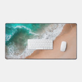 Golven op Sandy Beach Bureaumat (Keyboard & Muis)