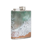 Golven op Sandy Beach Heupfles (Rechts)