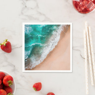 Golven op Sandy Beach Servet