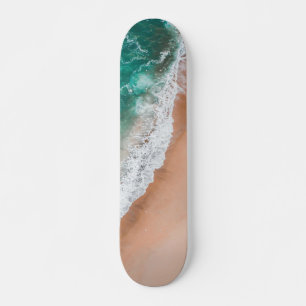 Golven op Sandy Beach Skateboard