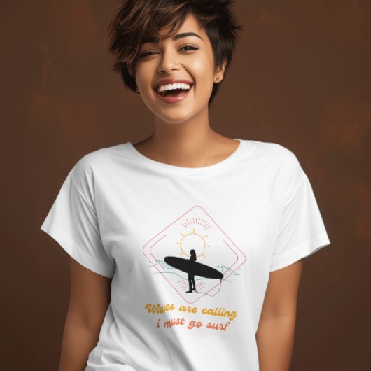 golven roepen dat ik moet gaan  Grappig T-shirt