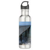 Golven splitsen op het ontwerp van de Wit Waterfles (Voorkant)