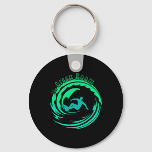 Golven surfen Rrel Buisvormige Westkust Socal Norc Sleutelhanger