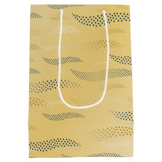 Golven Tijger (gestileerd patroon) 1 Medium Cadeauzakje (Achterkant)