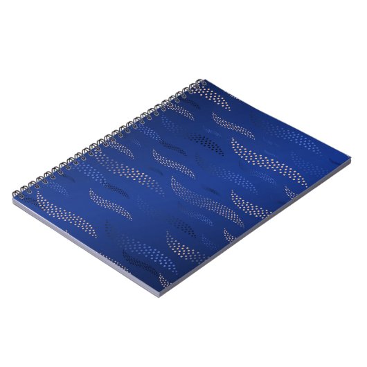 Golven Tijger (gestileerd patroon) 2 Notitieboek (Linkerzijde)