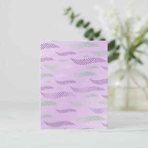 Golven Tijger (gestileerd patroon) 3 Briefkaart