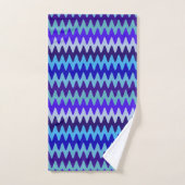 Golven van Deep Zee Blauwe Handdoek Set (Handdoek)