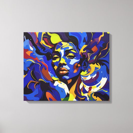 Golven van het Zelf Canvas Afdruk (Voorkant)