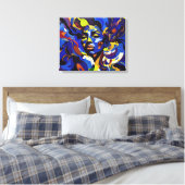 Golven van het Zelf Canvas Afdruk (Insitu (Slaapkamer))