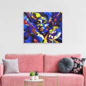 Golven van het Zelf Canvas Afdruk (Insitu (Woonkamer))