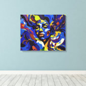 Golven van het Zelf Canvas Afdruk (Insitu (Houten vloer))