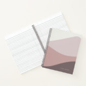 Golven van Mauve Notitieboek (Binnen)