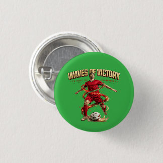 golven van overwinning ronde button 3,2 cm
