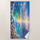 Golven van rust Crystal Ocean Sunset Handdoek (Voorkant)