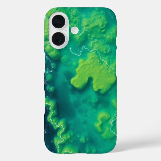 Golven van rust: een vredig Uitzicht Case-Mate iPhone Case (Achterkant)