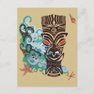 Golven van TIki Briefkaart