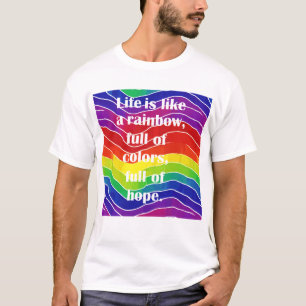 Golven van trots Vriendelijke kleuren T-shirt