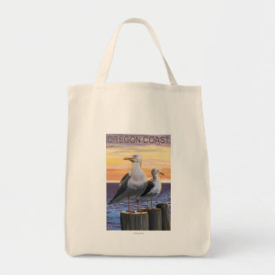 Golven van Zee van oregonkusten Tote Bag