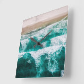 Golven Vierkante Klok (Hoek)