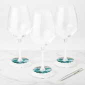 Golven Wijnglaslabel (Set)