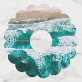 Golven Wijnglaslabel (Achterkant)