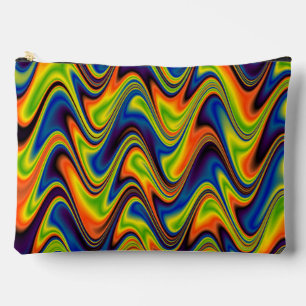 Golvend Meerkleurig Abstract Groot Etui