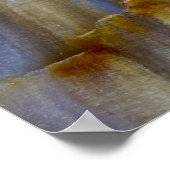 Golvend versteend hout poster (Hoek)