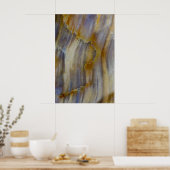 Golvend versteend hout poster (Keuken)