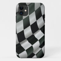 Golvende geruite vlag iPhone 5 Hoesje