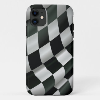 Golvende geruite vlag iPhone 5 Hoesje