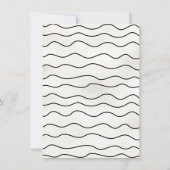 Golvende hand getrokken Medisch Voorschrift Afstud Kaart (Achterkant)