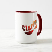 golvende klarinet mok (Voorkant rechts)