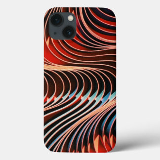 Golvende kleuren iPhone 13 hoesje