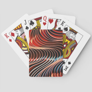 Golvende kleuren pokerkaarten