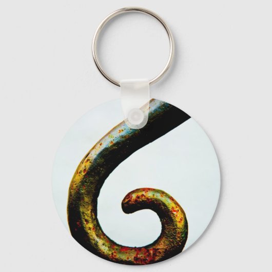 Golvende leuning sleutelhanger (Voorkant)