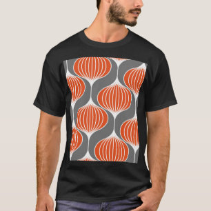 Golvende lijnen: geometrisch patroon. t-shirt