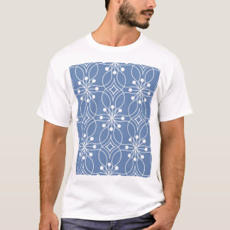 Golvende lijnen geometrisch  patroon t-shirt